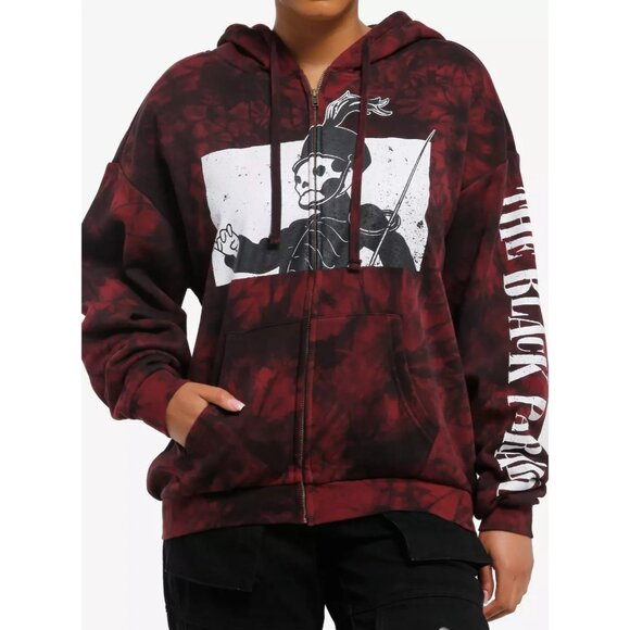 My Chemical Romance The Black Parade Red Tie-Dye Hoodie Medium New With Tags - Picture 2 of 11